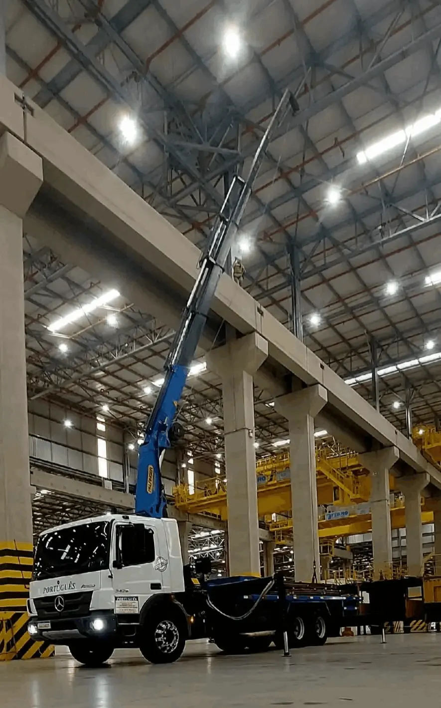 transportes em geral, locação de munck em Guarujá