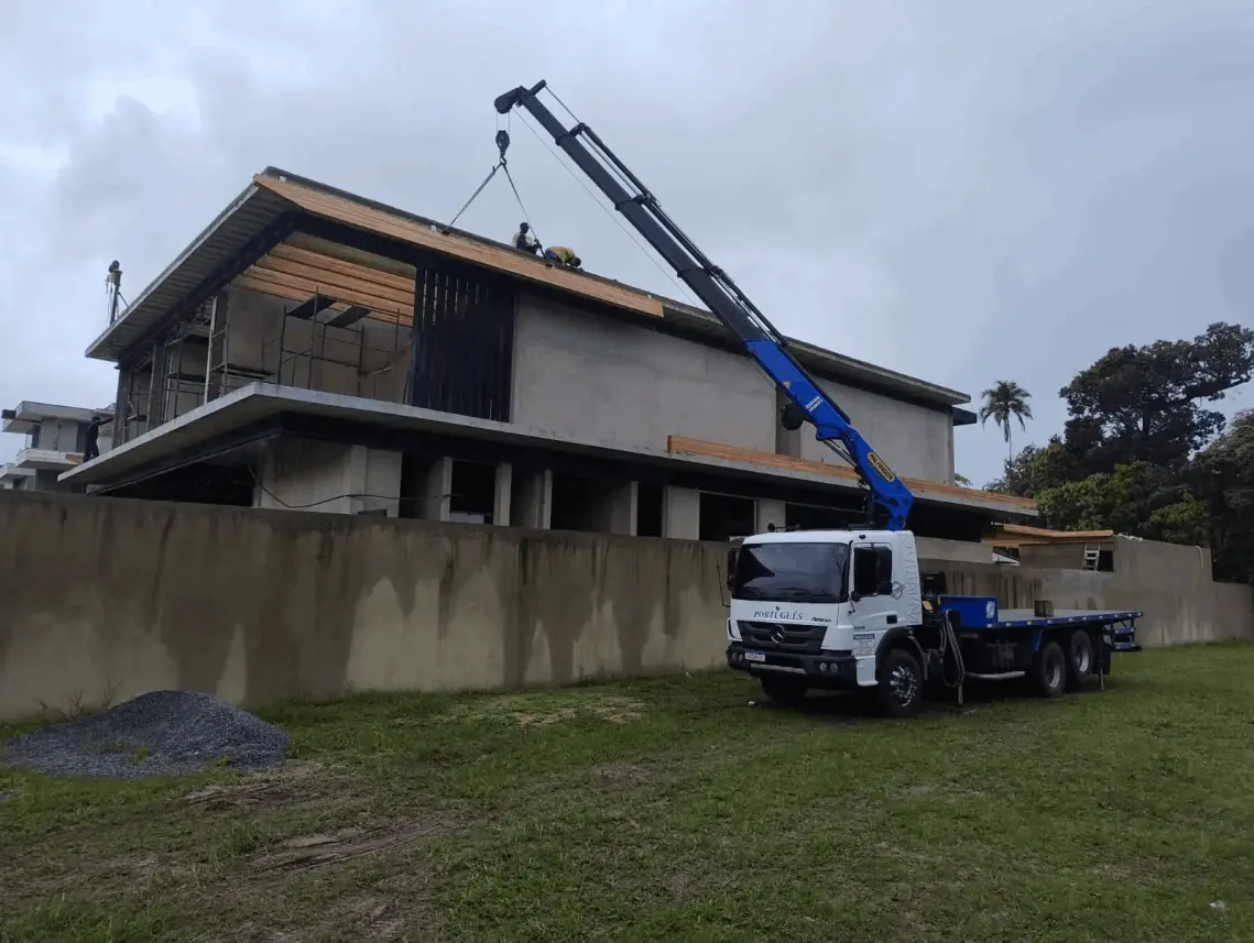 transportes em geral, locação de munck em Guarujá